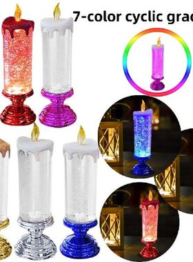 Electronic Candle Lights Party Atmosphere LED Crystal