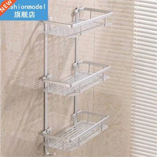 Wall Mounted Aluminium Bathroom Shower Shelves Bath Holder R