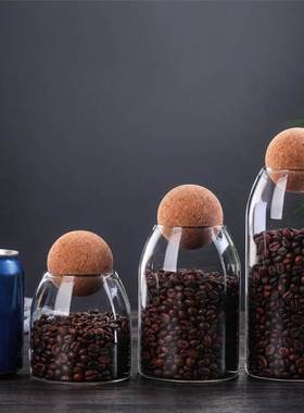 *High Borosilicate Cold/Hot Glass Storage Tank Coffee Beans