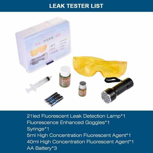 Leak Detector Kit Durable Multifunctional Automotive Air Con