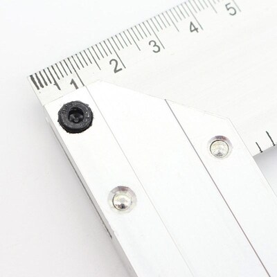 90° Carpenter Angle Finder Ruler Gauge Thickening Alumin