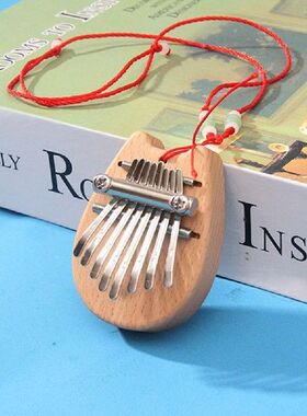 Wood Kalimba Musical Instrument Mini 8 Keys Thumb Finger