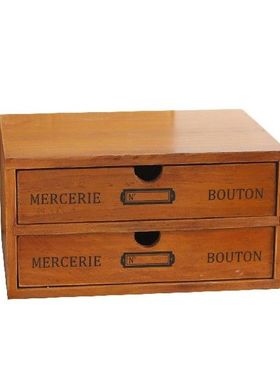 New Wooden Drawer Storage Organizer Vintage Style Jewellery