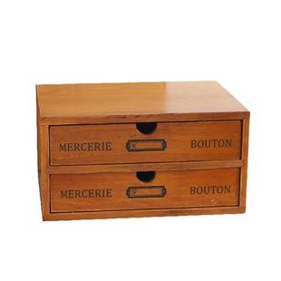 New Wooden Drawer Storage Organizer Vintage Style Jewellery