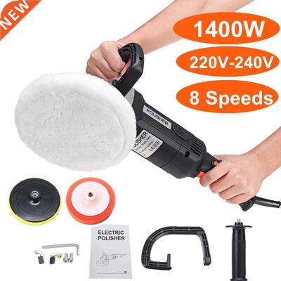8 Speed Adjustable 1400W Car Polisher Electric Floor Polishe
