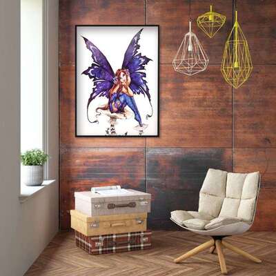 Diamond Painting butterfly fairy Partial Special Rhinestone