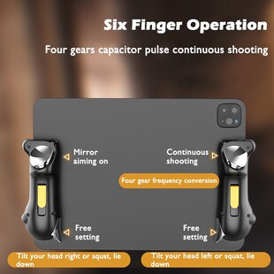 Six Finger Ipad PUBG Controller Capacitance Adjustable Mobi