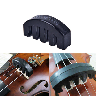 1PCS Violin Practice Mute Heavy Black Rubber Violin