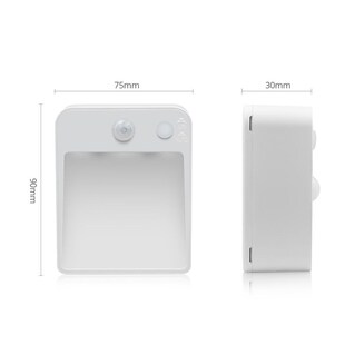 LED Indoor Wall Lamp PIR Motion Sensor Light AA Battery Powe