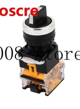 LA38/203 22mm Panel Mounting NO/NC DPST 2 Position Rotary Se