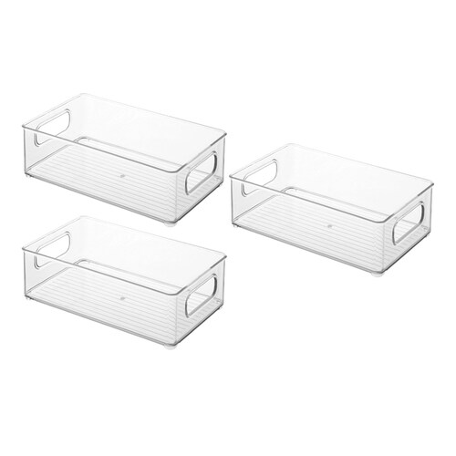 3 Pack Plastic Kitchen Pantry Cabinet,Refrigerator or