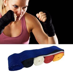 100PCS Cotton Boxing Handwraps Elastic Bandage Wrist
