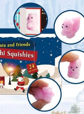 24 Days Animal Toys Advent Calendar Christmas Party Favors