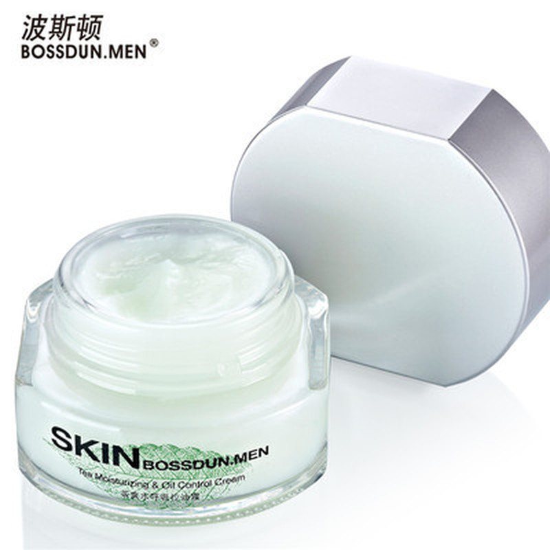Green tea men's oil control cream茶爽男士控油面霜补