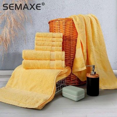 SEMAXE Luxury Bath Towel Set,2 Large Bath Towels,2 Hand