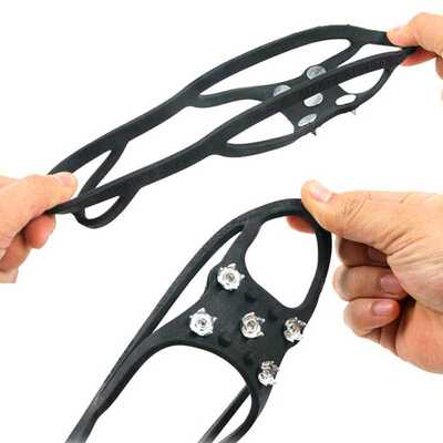 Shoe Spikes Anti-Slip Crampon Cleats Ice-Gripper Climbing Hi