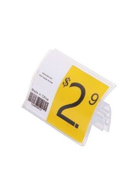 Pvc Plastic Shelf Sign Frame Clips Grip Label Price Tag Pop
