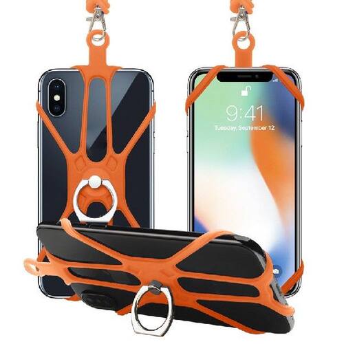 1Pc Universal Mobile Phone Straps 2 In1 Portable Silicone