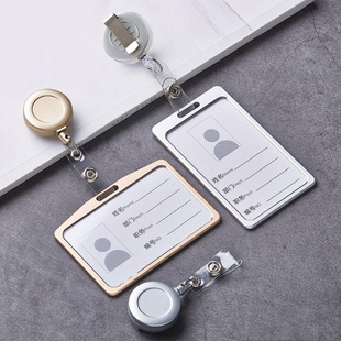 Work Case Pcs Aluminum Alloy Bank Cover Card Business