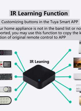 Tuya Smart IR Remote Control Built-in Temperature and Humidi