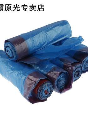 15pcs/roll Garbage Trash Bag Home Kitchen Dustbin Bin Drawst