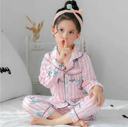 Children Pajamas Sets Cotton 2022 spring Kids Cartoon Homewe