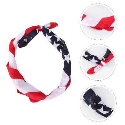 Neck Scarf Bandanas 4th Of July Bandana American Flag Scarf
