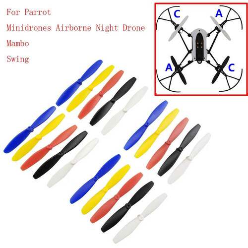 4pc Propeller Prop CW CCW for Parrot Minidrones 3 Mambo Swin