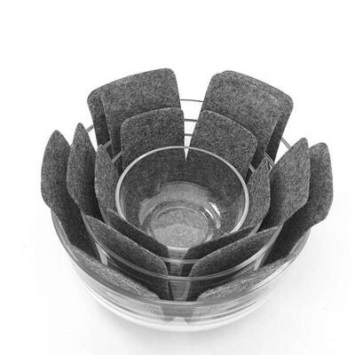 12pcs/set Kitchen Accessories Pan Protector Divider Pad Pot