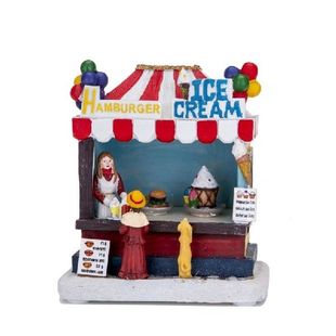 Luminous Music Box Ornament Landscape Cream Ice House