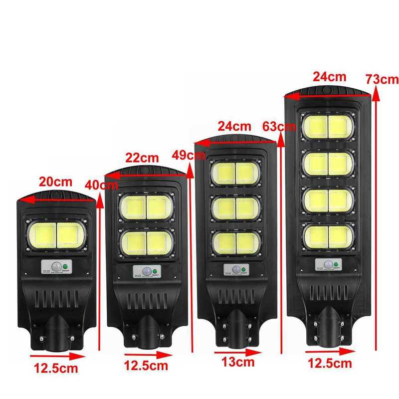 500W 1000W 1500W 2500W COB Led Solar Street light pir motion