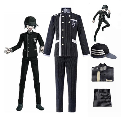 Anime danganronpa v saihara shuichi detetive uniforme chap&a