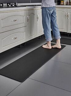 PU Leather Anti Slip Kitchen Mat for Floor Bath Carpet