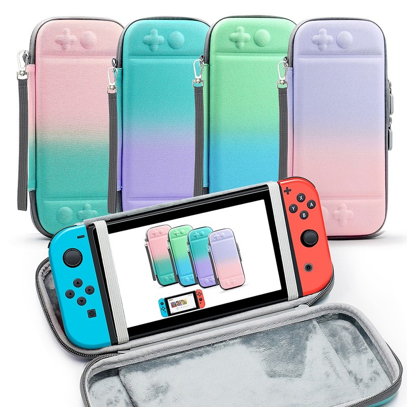 Rainbow Storage Bag For Nintendo Switch Case EVA Portable N