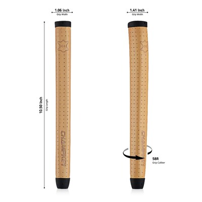 Genuine Sheep Leather Golf Putter Grip Pure Handmade Club Gr
