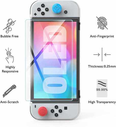 Nintendo Switch OLED Model Carrying Case, 9 in 1 Accessories