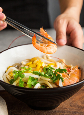 Japanese ceramic bowl and plate combination light luxury