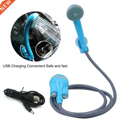 Outdoor USB Charging Handheld Rechargeable Shower head Pump