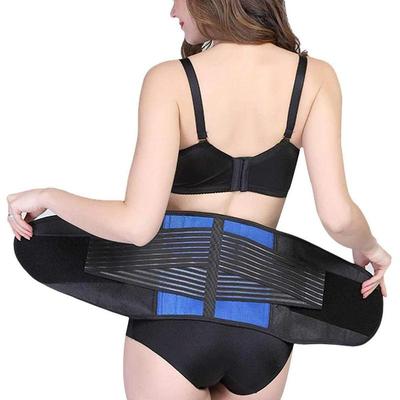 Double Pull Lumbar Adjustable Support Lower Back Belt Brace
