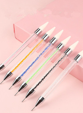 Acrylic Nail Dotting Pen Rhinestone Studs Picker Wax Pencil