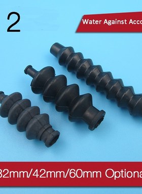 2 PCS RC Boat L32/42/60mm Rubber Bellows Water Against Accor