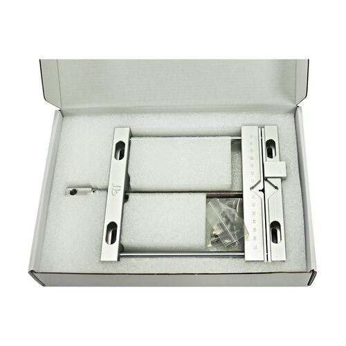 flat tongs parallel jaw plain vise with Maximum holding widt