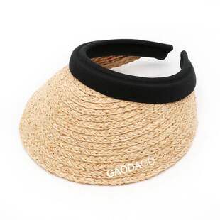 women peaked cap ladies beach sunhat便携男女鸭舌帽编织弹性帽