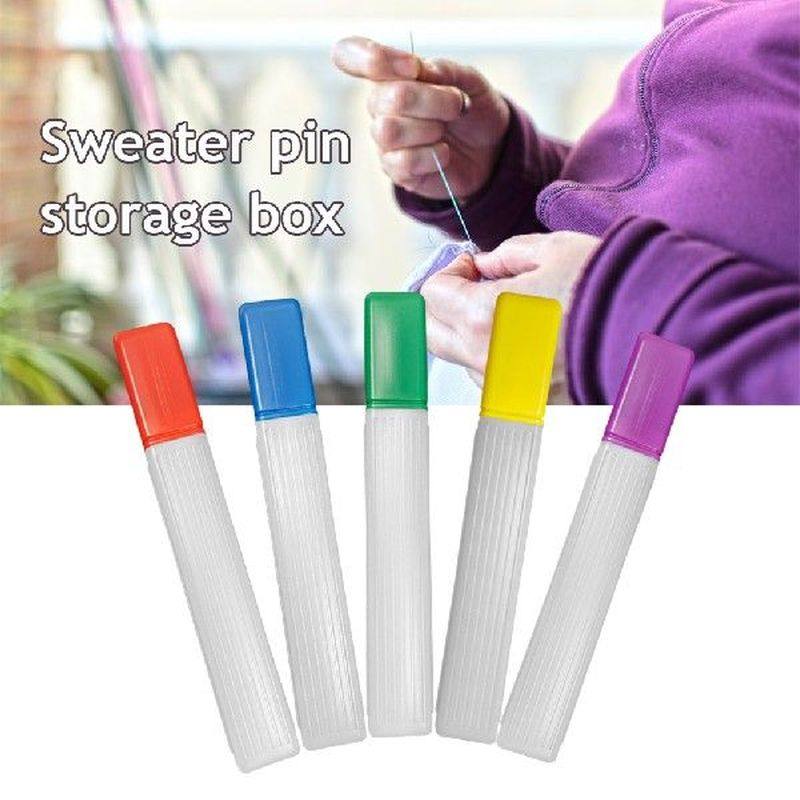 plastic knitting needle storage organizer hand sewing