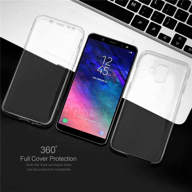 double silicone case for samsung galaxy s7edge s8 s9 s10 plu