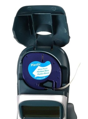 91201 Compatible Dymo LetraTag Black on White (12mm x 4m) P