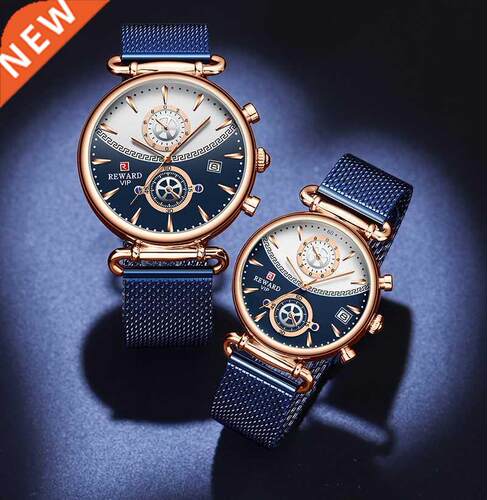 REWARD Couple Watches Luxury Fashon Casual Quartz Men Watc