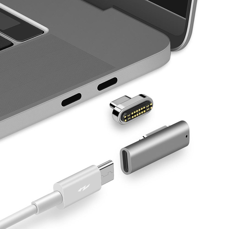 24pin Compatible for Thunderbolt 3 Magnetic Adapter 40Gbps