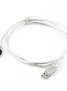 1.2m USB 2.0 Male To Firewire iEEE 1394 4 Pin Male iLink Ad