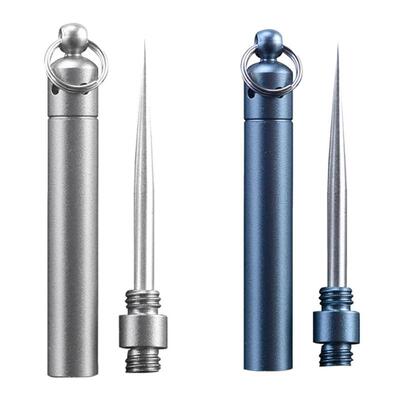 Portable Stainless Steel Toothpicks , Fruit Fork